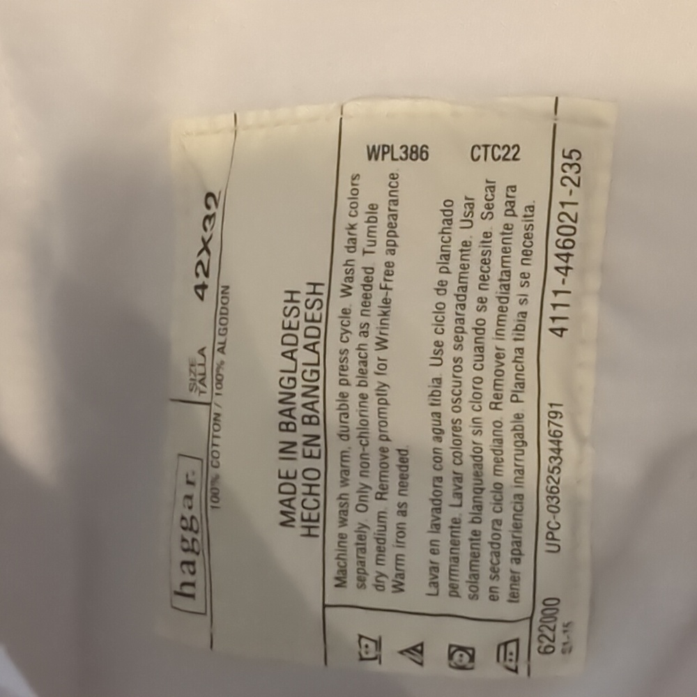 Haggar Men's White Dress Pants - Picture 6 of 6